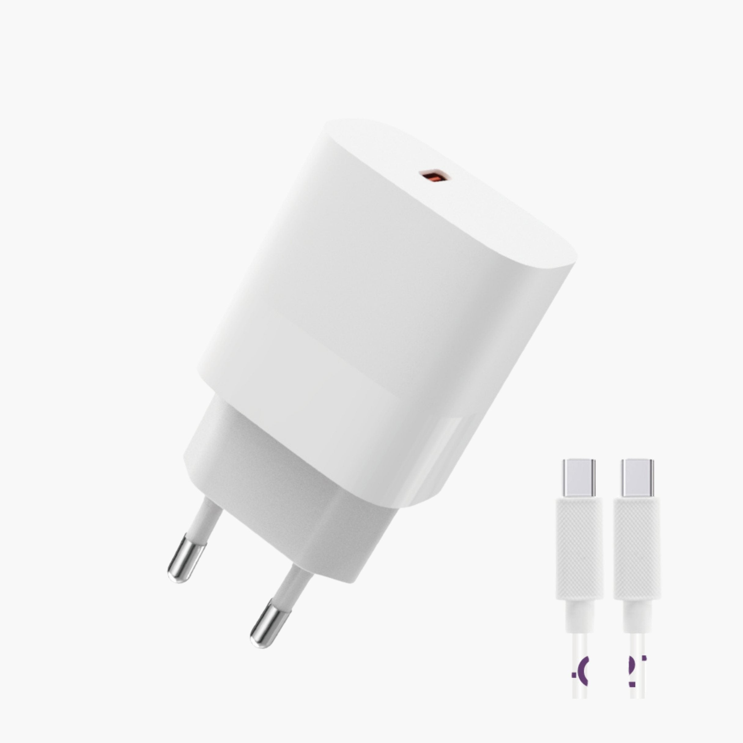 25W Type-C Snellader + Kabel