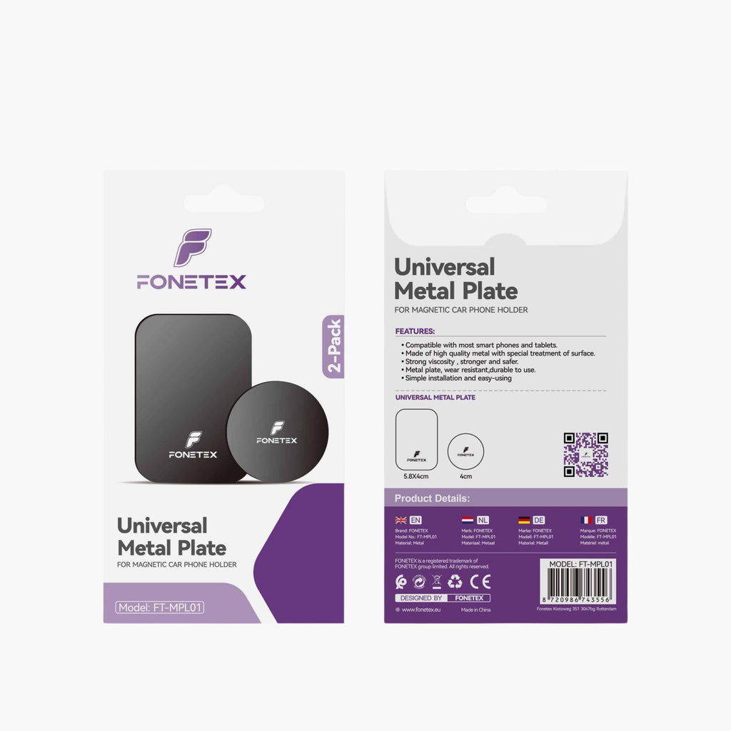 Metalen Plaat voor Magnetische Autohouders